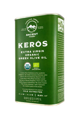 KERÓS USDA Organic Extra Virgin Greek Olive Oil - 1L Tin
