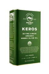 KERÓS USDA Organic Extra Virgin Greek Olive Oil - 3L Tin